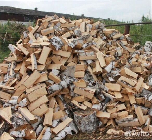Дрова березовые колотые сухие