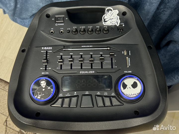 Аренда громкой музыкальной колонки 150w с микрофон