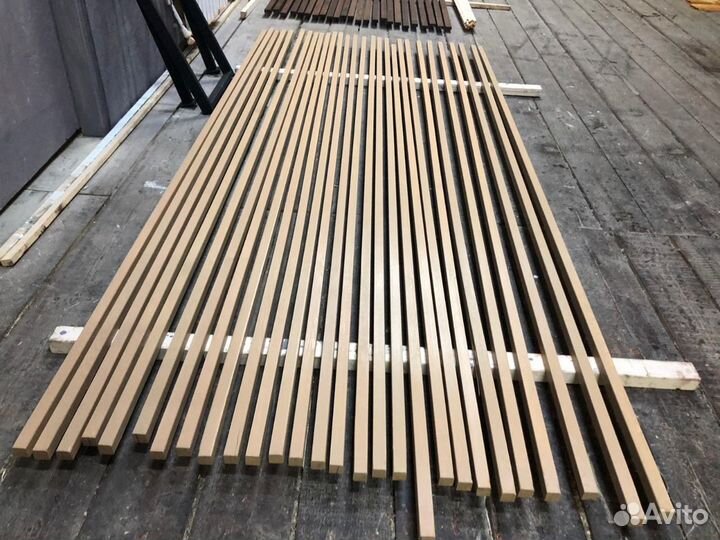 Декоративные рейки/перегородки из сосны 20X40