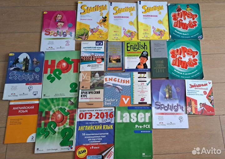 Пакет учебников по разным предметам