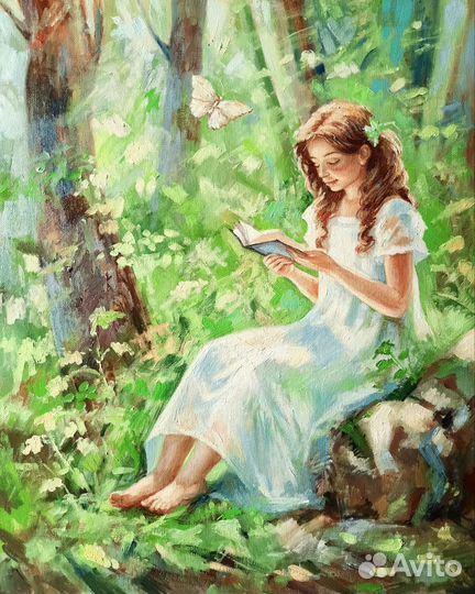 Картина маслом на холсте пейзаж