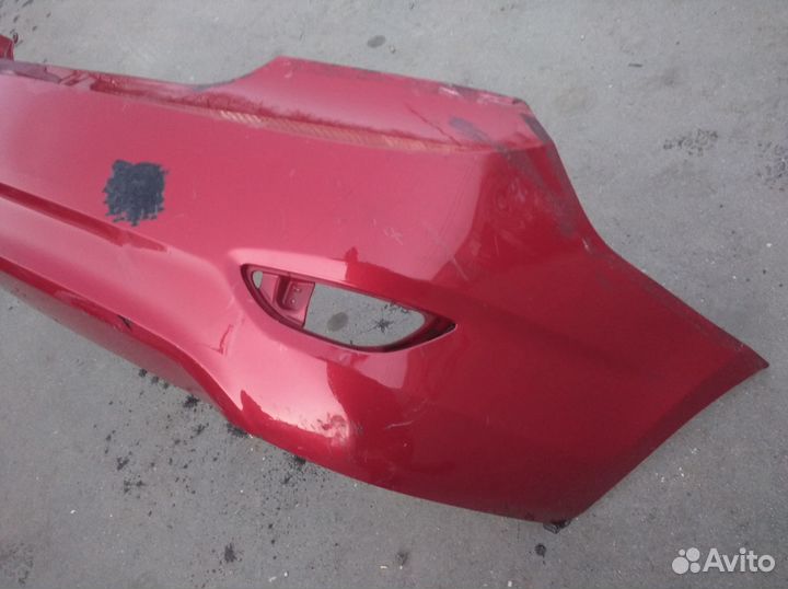 Задний бампер Hyundai Solaris 2010-2014