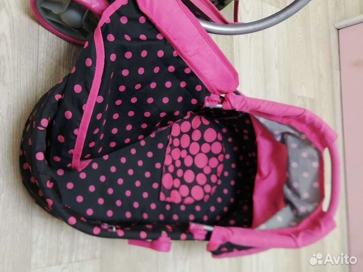 Детская игрушечная коляска трансформер