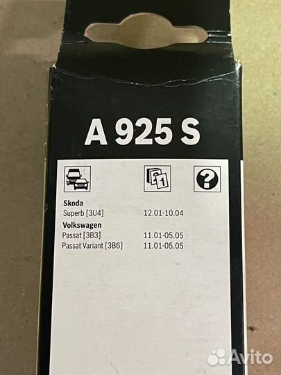 Щетки стеклоочистителя bosch 3 397 118 925