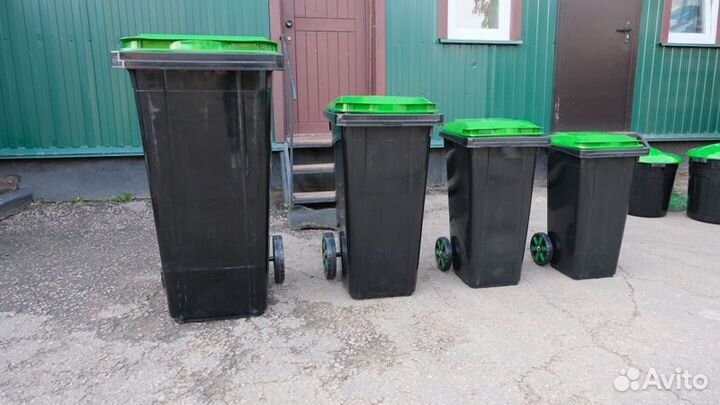 Контейнер 120 л. Мусорный на колесах арт.495
