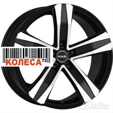 MAK Stone 5 7.5x18 5x130 ET58 Dia78.1 Gloss Black