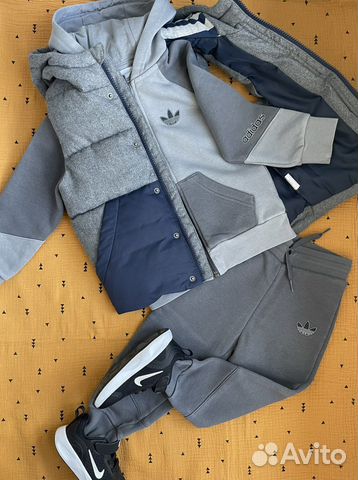 Спортивный костюм adidas на мальчика 92 утепленный