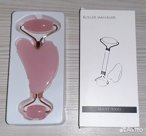 Роликовый массажёр и скребок Гуаша