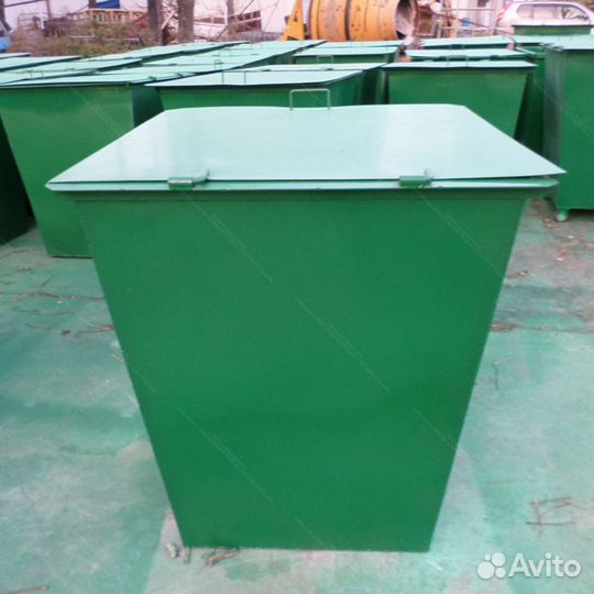 Мусорный контейнер из металла 0,75 м3 Арт 23618