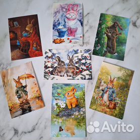 Идеи на тему «Beatrix Potter Postcards» (15) | беатрис поттер, почтовые открытки, марджолен бастин