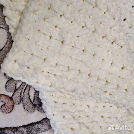 Плед детский вязаный