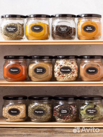 Баночки для специй/ чая/ кофе новые
