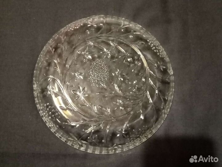 Ваза хрусталь, стекло СССР, Германия