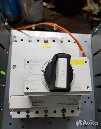 Автомат выключатель термомаг Moeller NZM6-125 шкаф