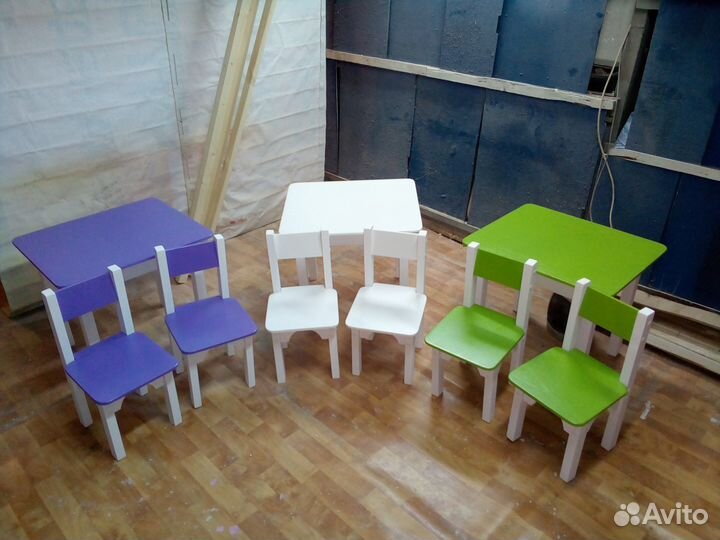 Детский стол и стул