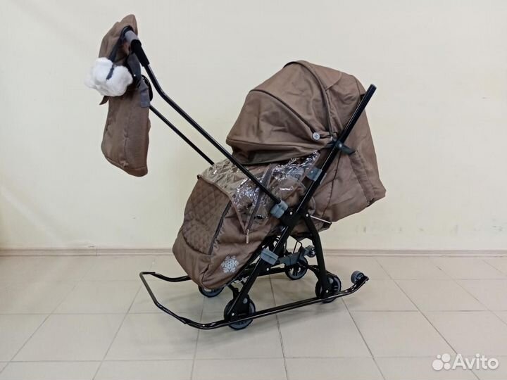 Санки-коляска Galaxy Kids 3-2T /Новые