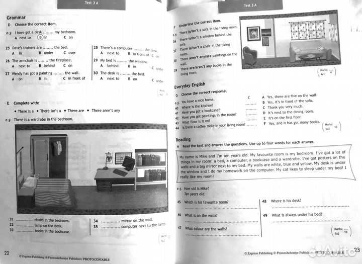 Spotlight 5 Test Booklet
