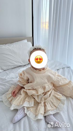 Платье для девочки 86-92