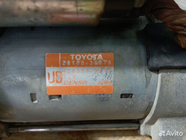 Стартер toyota 28100-38070