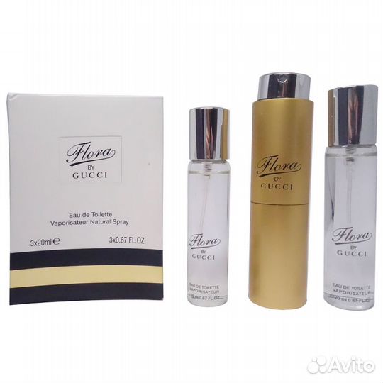 Парфюм набор Gucci by Flora 3x20ml