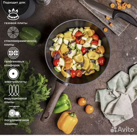 Сковорода inhouse 28 см новая