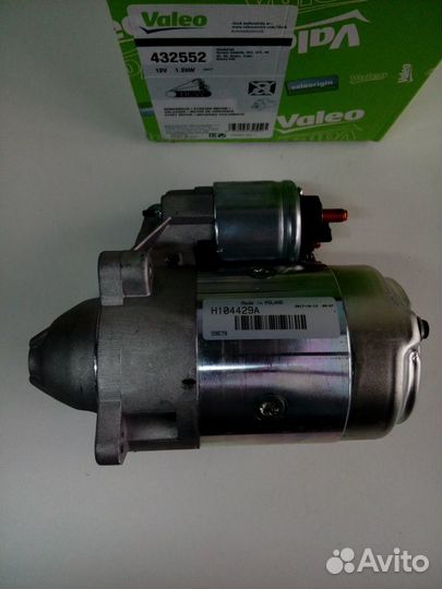 Стартер Valeo на renault / dacia