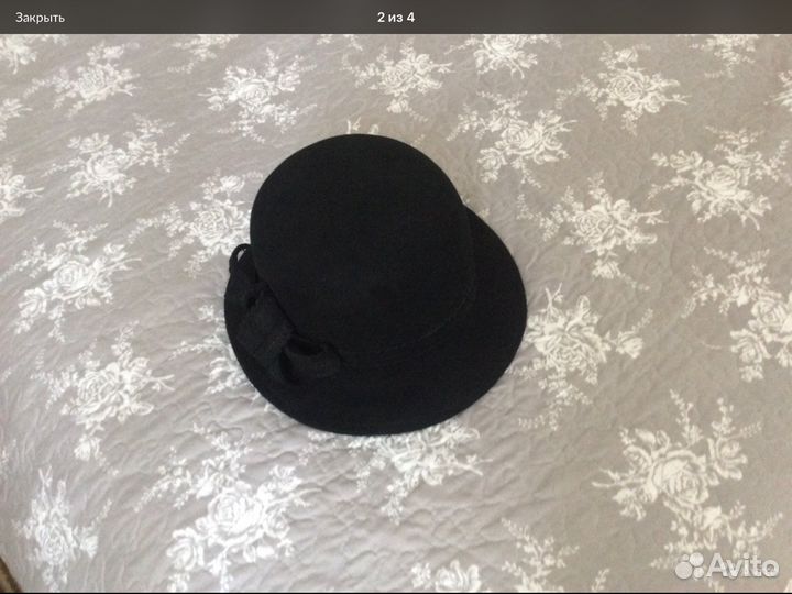 Шляпка фетровая новая - 56 размер