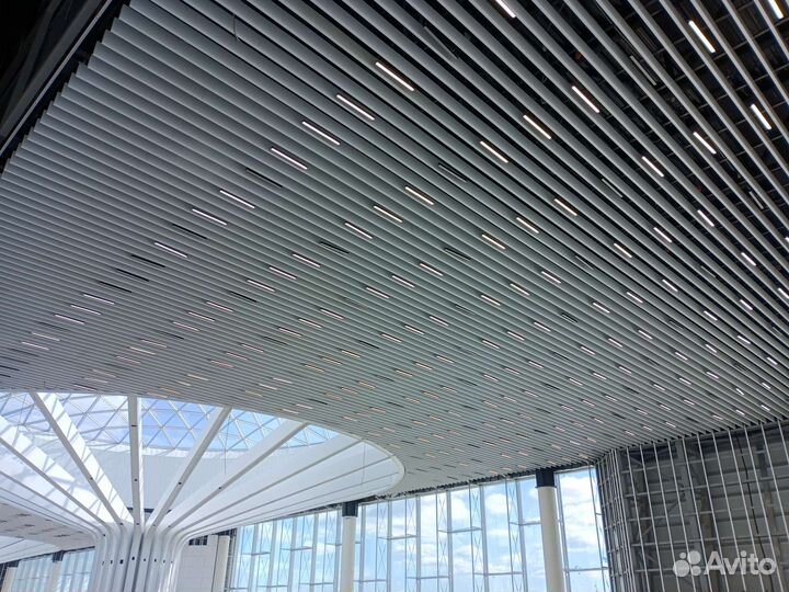 Подвесной потолок Армстронг, Грильято, реечный