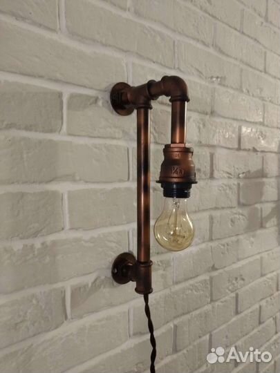 Светильник настенный бра в стиле лофт