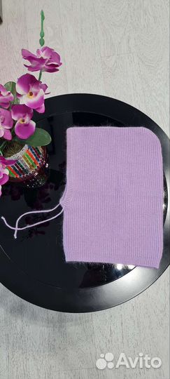 Вязаный капюшон, капор