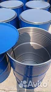 Бочка железная 200 литров с крышкой и замком