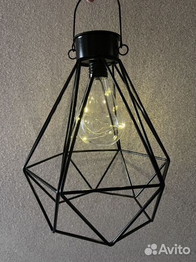 Фонарь лофт на солнечной батарее