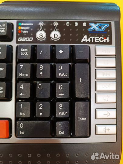 Игровая клавиатура+ 15 клавиш с макросами