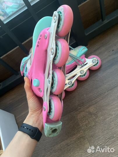 Роликовые коньки детские раздвижные 2в1 30-33