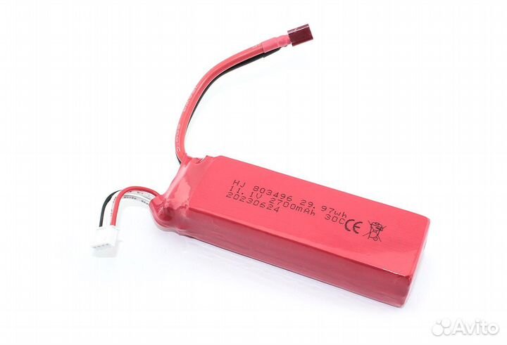 Аккумулятор Li-Pol 11.1V 803496 2700mah T-Plug