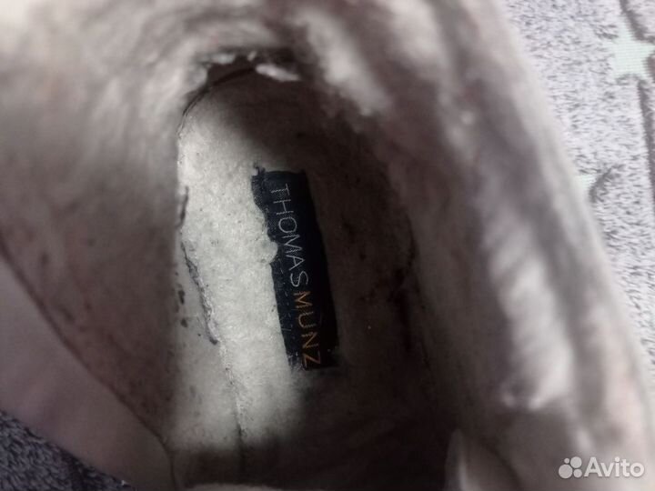 Кеды зимние женские натуральные 39-40