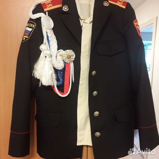 Китель кадетский черный для девочки