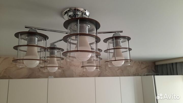Люстра потолочная бу
