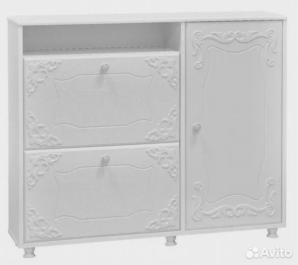 Тумба под обувь двухсекционная с дверью Италия ит