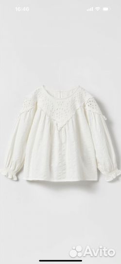 Блузка рубашка для девочки