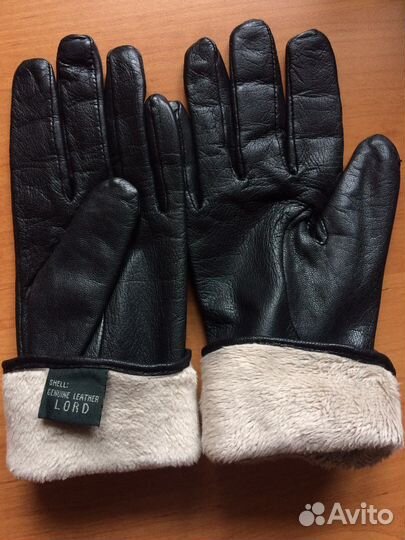 Перчатки женские кожаные новые