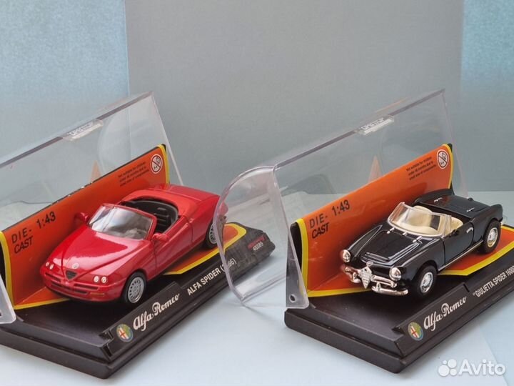 Модели Alfa Romeo Кабриолет 1:43 New Ray