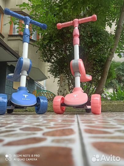 Беговел-самокат 2в1