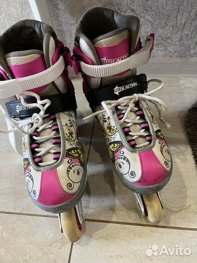 Коньки роликовые 34-37 размер
