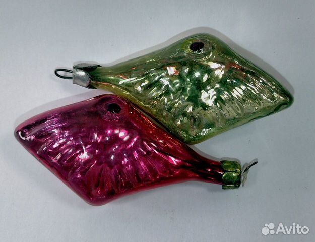 Ёлочные игрушки СССР. Стекло