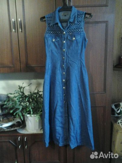 Сарафан джинсовый