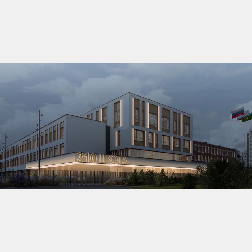 2-к. квартира, 59,6 м², 1/12 эт.