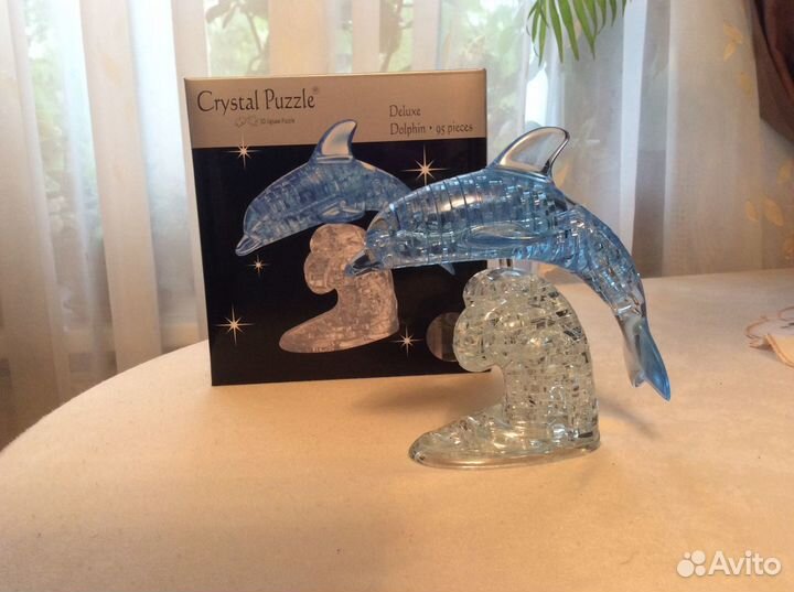 Головоломка пазл «Дельфин, Crystal Puzzle, б/у