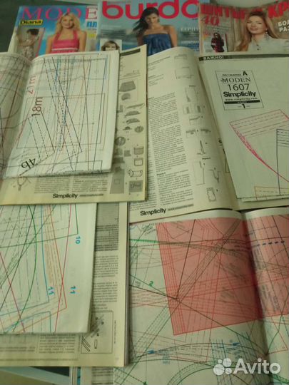 Журналы по кройке и шитью