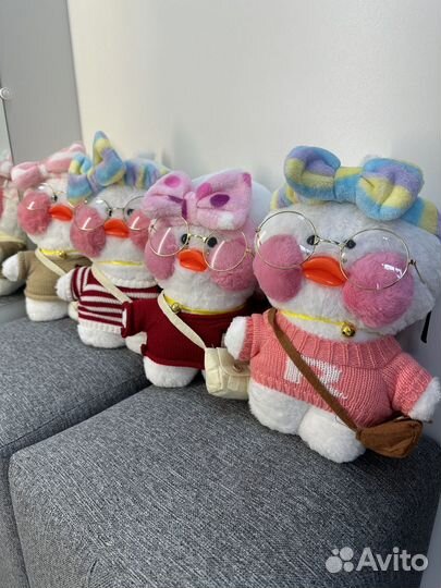 Мягкая игрушка уточка Lalafanfan